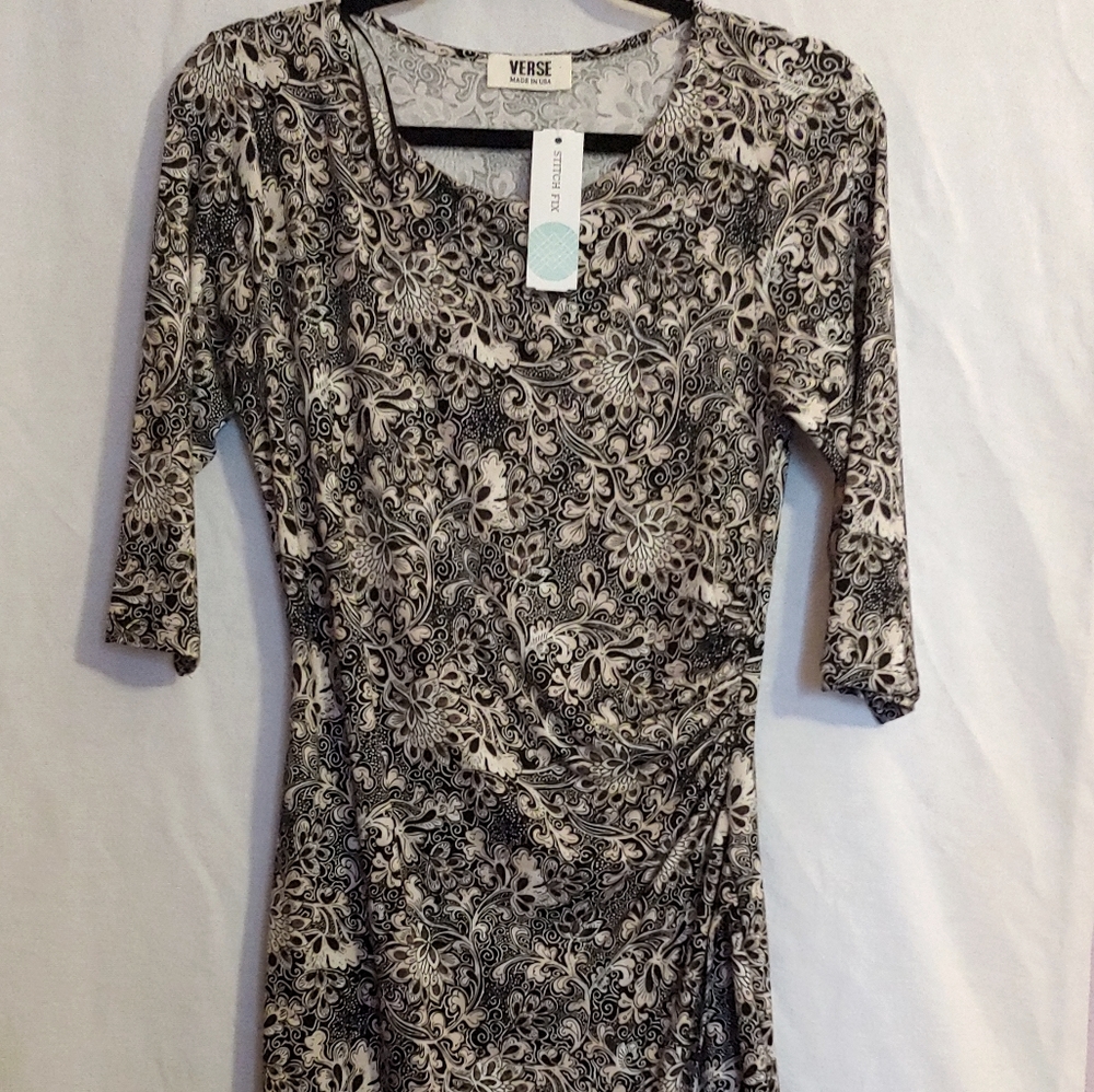 Brianne brushed knit dress